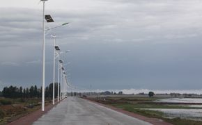 2010承建的包頭市黃河濕地保護項目沿黃道路景觀（九原段）